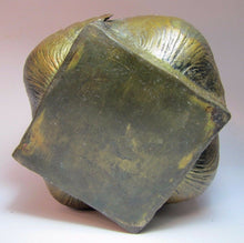 Load image into Gallery viewer, Mid Century Seashells Planter Pot Brass Bronze Detailed Patina Seashore Nautical