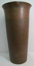 Load image into Gallery viewer, Arts & Crafts Copper Bronze Large Vase Planter Antique Umbrella Stand Swirl