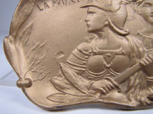 Load image into Gallery viewer, La Paix Par Le Droit Peace Through Law Ornate Antique Decorative Arts Tray