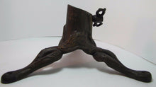 Load image into Gallery viewer, Antique Cast Iron Tree Base Roots Stand exquisite fine detailing pole base stand