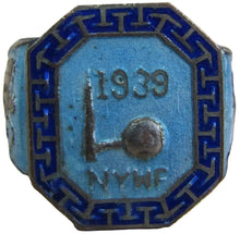 Load image into Gallery viewer, 1939 NEW YORK WORLDS FAIR CHINESE DELEGATION Souvenir Enamel Ring NYWF 1940
