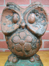 Load image into Gallery viewer, OWL Old Industrial Toy Metal Making Mold Rare HTF Decorative Art Statue Sign Ad