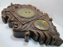 Load image into Gallery viewer, Antique Wooden Carved Evil Face Figural Wall Mount Art Clock Housing Plaque