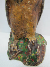 Load image into Gallery viewer, OWL Antique Cast Iron Glass Eyes Figural Bird Doorstop Decorative Art Statue