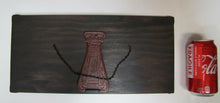 Load image into Gallery viewer, JOHN BROMLEY & SONS PHILADELPHIA RUGS & CARPETS Antique Reverse on Glass Sign