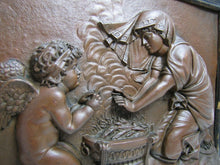 Load image into Gallery viewer, FORNI CUPID & PSYCHE Antique Decorative Arts High Relief Plaque Cherub Ornate