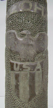 Load image into Gallery viewer, 1934 HAWAII SCHOFIELD BKS HAW HULA GIRL EAGLE USA SHIELD Trench Folk Art Shell