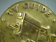 Load image into Gallery viewer, TV GUIDE GOLD MEDAL AWARD Original 1950s Medallion High Relief Ornate Rare