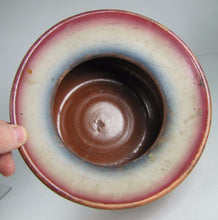 Load image into Gallery viewer, USA Crest Thirteen Star Antique Redware Americana Pottery Spittoon Cuspidor Pot