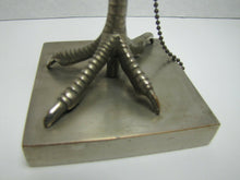 Load image into Gallery viewer, Chicken Rooster Bird Claw Foot Old Nickel Plated Bronze Decorative Arts Lamp
