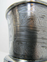 Load image into Gallery viewer, 1886 NRC NEWPORT RIFLE CLUB Antique TROPHY CUP Dog Woman Child Boat Fine Detail