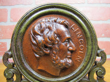 Load image into Gallery viewer, LINCOLN JUDD Mfg Co Antique President Book Rack Bookends Expandable Cast Iron