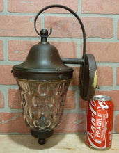 Load image into Gallery viewer, LIGHTOLIER Old Wall Mount Fixture Light Sconce Bubble Glass Shade Decorative Art