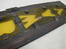 Load image into Gallery viewer, SUBWAY Old Sign back lighted metal front wooden box frame NYC Transportation Ad
