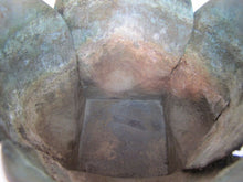 Load image into Gallery viewer, Mid Century Seashells Planter Pot Brass Bronze Detailed Patina Seashore Nautical