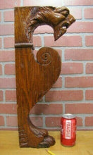 Load image into Gallery viewer, DRAGON GRIFFIN MONSTER BEAST Old Wooden Architectural Decorative Element