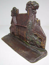 Load image into Gallery viewer, Ancestral Home of George Washington Antique Cast Iron House Doorstop Art Statue
