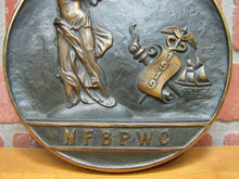 Load image into Gallery viewer, NFBPWC National Fed Business Professional Womens Club Old Bronze Plaque 1919