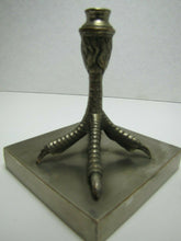 Load image into Gallery viewer, Chicken Rooster Bird Claw Foot Old Nickel Plated Bronze Decorative Arts Lamp