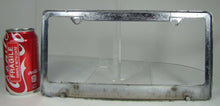 Load image into Gallery viewer, BUILD UNION BUY AMERICAN Original Old License Plate Frame Made in USA Sign Ad