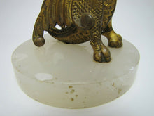 Load image into Gallery viewer, Griffin Dragon Monster Beast Antique Bronze Figural Decorative Arts Marble Base