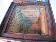 Load image into Gallery viewer, PUBLIC COAL Co PHILA Pa Old Advertising CIGAR HUMIDOR Wooden Box CELOTEX
