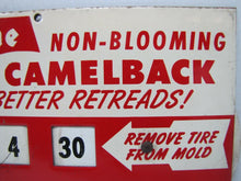 Load image into Gallery viewer, 1940s FIRESTONE TIRES Advertising Sign Gas Station Repair Shop Retread Mold