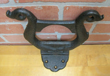 Load image into Gallery viewer, DOUBLE FISH Antique Cast Iron Figural BootScraper BootJack Decorative Art Statue