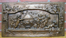 Load image into Gallery viewer, MURPHY VARNISHES 19c Victorian Advertising Plaque Sign Exquisite Cherubs Ornate