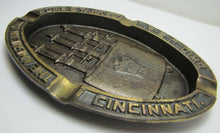 Load image into Gallery viewer, AMERICAN OIL PUMP & TANK Co CINN OHIO USA Old Cast Iron Advertising Tray Ashtray