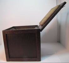 Load image into Gallery viewer, PUBLIC COAL Co PHILA Pa Old Advertising CIGAR HUMIDOR Wooden Box CELOTEX