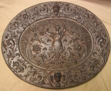 Load image into Gallery viewer, Antique American Radiator Company Decorative Plaque Sign Maiden Beasts Cherub