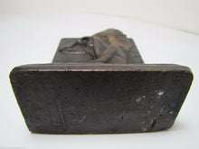 Load image into Gallery viewer, INDIAN CHIEF KNEELING TOMAHAWK Antique Bookend Doorstop Decorative Art Statue