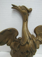 Load image into Gallery viewer, Spread Winged Eagle Bird Antique Cast Iron Architectural Hardware Element