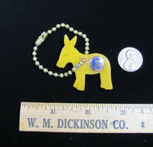 Load image into Gallery viewer, 1940 NEW YORK WORLD'S FAIR DEMOCRAT Political Party DONKEY Keychain NYWF