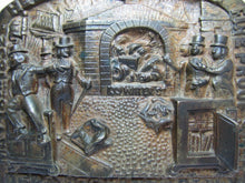Load image into Gallery viewer, HERRING'S FIREPROOF SAFE p1852 NEW YORK Antique Bronze Safe Plaque Sign Ornate