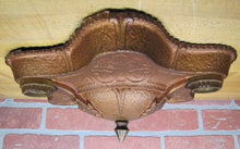 Load image into Gallery viewer, Antique Cast Iron Ceiling Light Fixture Decorative Arts and Crafts Gothic Lamp