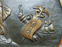 Load image into Gallery viewer, NFBPWC National Fed Business Professional Womens Club Old Bronze Plaque 1919