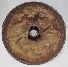 Load image into Gallery viewer, CHRISTMAS TREE Stand Poinsettia Rocks Roots Antique Cast Iron HIgh Relief Unique