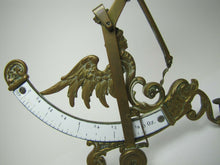 Load image into Gallery viewer, WINGED MAIDEN BUST DAUPHIN KOI DEVIL FISH Antique Exquisite Bronze Postal Scale
