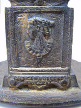 Load image into Gallery viewer, AMERICAN FUSEE Co ERIE Pa Antique Advertising Match Book Holder Egyptian Revival