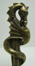 Load image into Gallery viewer, SERPENT SEA MONSTER BEAST Old Finial Figural Decorative Arts Hardware Element