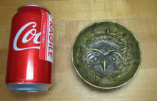 Load image into Gallery viewer, OWL Antique Bronze Tray High Relief Ornate Detail Deep Thick Trinket Card Tip