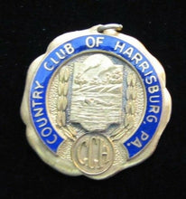 Load image into Gallery viewer, COUNTRY CLUB OF HARRISBURG PA Old Medallion Golf CC Sports Award Fob Ornate