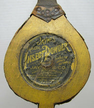 Load image into Gallery viewer, JAYNES MAGIC INSECT POWDER Old Poison Advertising Wooden Bellows BOSTON MASS