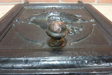 Load image into Gallery viewer, DEAD GAME BIRDS Antique Cast Iron Stove Front Plaque Door RH Decorative Art Sign