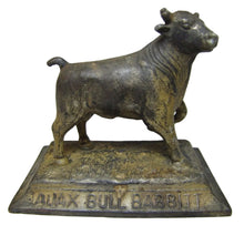 Load image into Gallery viewer, AJAX METAL Co Old Advertising Paperweight PHILADELPHIA BIRMINGHAM Bull Babbitt