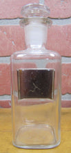Load image into Gallery viewer, GARGLE Antique Reverse Label Behind Glass Apothecary Bottle Drug Store Pharmacy
