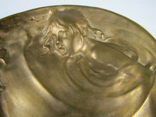 Load image into Gallery viewer, Antique Art Nouveau Berndorf Girl Waves Koi Dauphin Fish Decorative ArtsTray