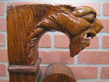 Load image into Gallery viewer, DRAGON GRIFFIN MONSTER BEAST Old Wooden Architectural Decorative Element